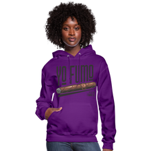 Load image into Gallery viewer, Ladies Yo Fumo Hoodie - purple