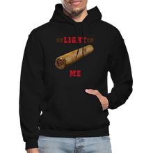 Load image into Gallery viewer, enLIGHTen ME Hoodie - black