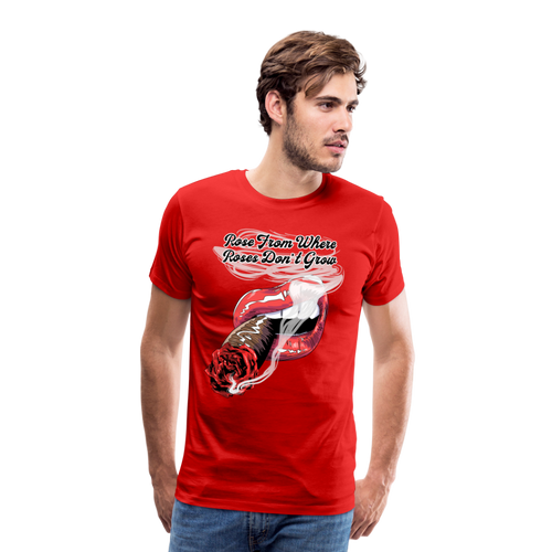 Smoking Rose T-Shirt - red