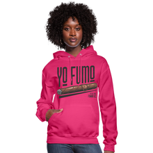 Load image into Gallery viewer, Ladies Yo Fumo Hoodie - fuchsia