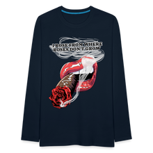 Load image into Gallery viewer, Smoking Rose Long Sleeve T-Shirt - deep navy