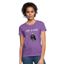 Load image into Gallery viewer, Like a Boss T-Shirt - purple heather