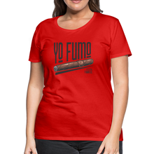 Load image into Gallery viewer, Ladies Yo Fumo T-Shirt - red