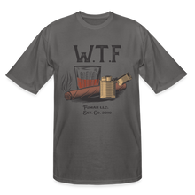 Load image into Gallery viewer, W.T.F Men&#39;s Tall T-Shirt - charcoal