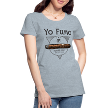 Load image into Gallery viewer, Ladies Fumo Star T-Shirt - heather ice blue