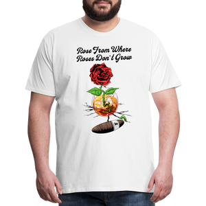 Concrete Rose T-Shirt - white