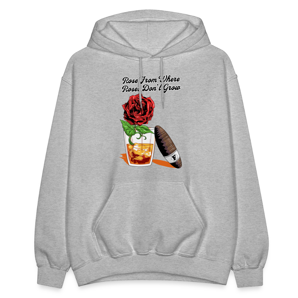 Whiskey Rose Hoodie - heather gray