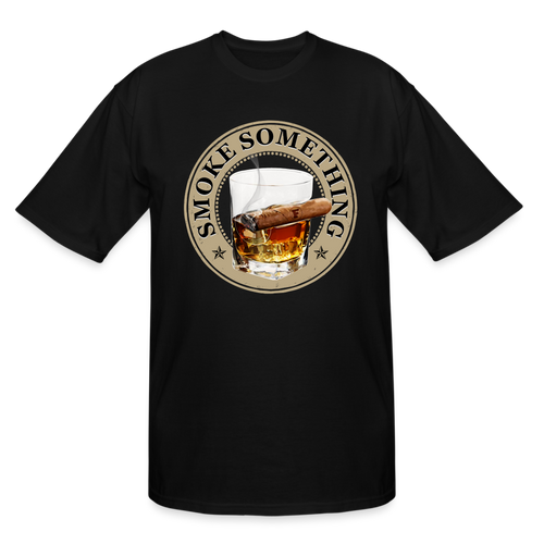Smoke Something Men's Tall T-Shirt - black