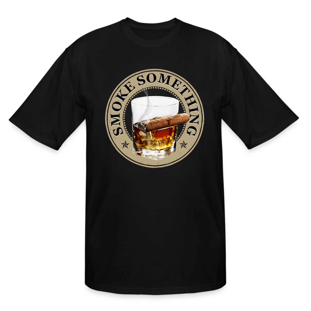 Smoke Something Men's Tall T-Shirt - black
