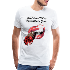 Smoking Rose T-Shirt - white