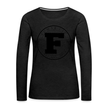 Load image into Gallery viewer, Fumar Women&#39;s Premium Long Sleeve T-Shirt - charcoal grey