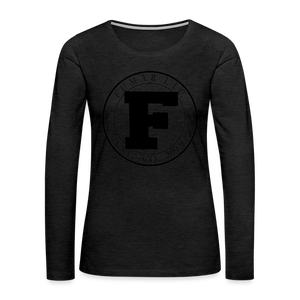 Fumar Women's Premium Long Sleeve T-Shirt - charcoal grey
