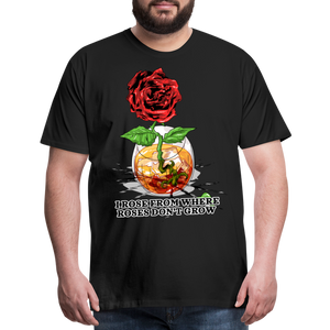 Concrete Rose Men's T-Shirt - black
