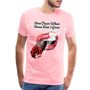 Smoking Rose T-Shirt - pink