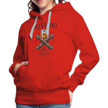 Load image into Gallery viewer, Ladies 2 Sticks Hoodie - red