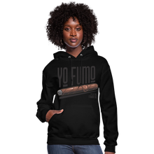 Load image into Gallery viewer, Ladies Yo Fumo Hoodie - black