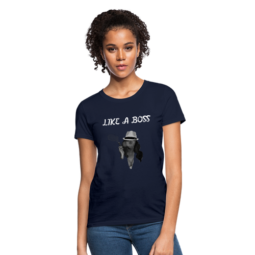 Like a Boss T-Shirt - navy