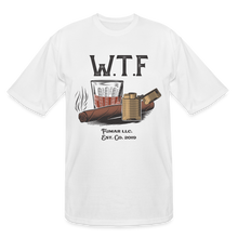 Load image into Gallery viewer, W.T.F Men&#39;s Tall T-Shirt - white