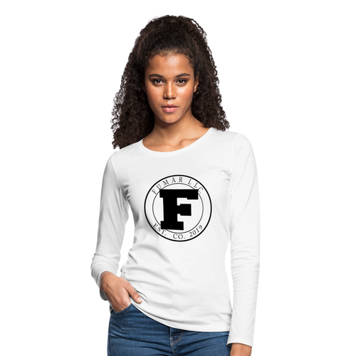 Fumar Women's Premium Long Sleeve T-Shirt - white