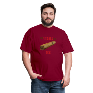 enLIGHTen ME T-Shirt - burgundy