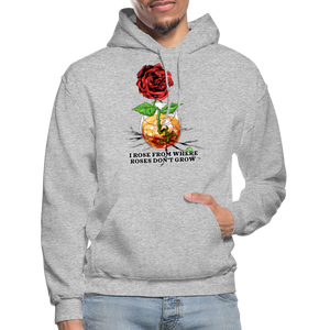 Concrete Rose Hoodie - heather gray