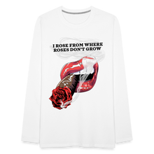 Load image into Gallery viewer, Smoking Rose Long Sleeve T-Shirt - white