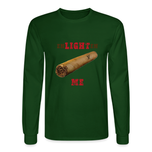 Enlighten Me Men's Long Sleeve T-Shirt - forest green