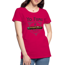 Load image into Gallery viewer, Ladies Fumo Star T-Shirt - dark pink