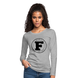 Fumar Women's Premium Long Sleeve T-Shirt - heather gray