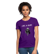 Load image into Gallery viewer, Like a Boss T-Shirt - purple