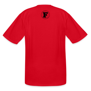 Concrete Rose and Cigar Tall T-Shirt - red