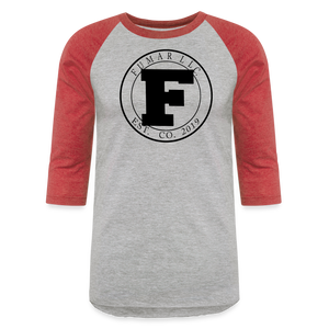 Fumar Baseball T-Shirt - heather gray/red
