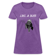 Load image into Gallery viewer, Like a Boss T-Shirt - purple heather
