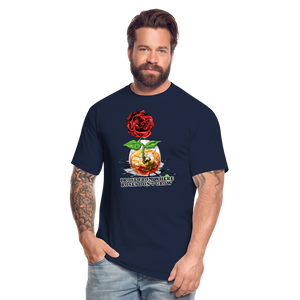 Concrete Rose Tall T-Shirt - navy