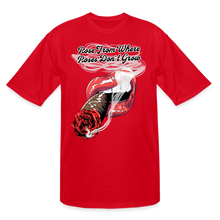Load image into Gallery viewer, Smoking Rose Tall Men&#39;s T-Shirt - red