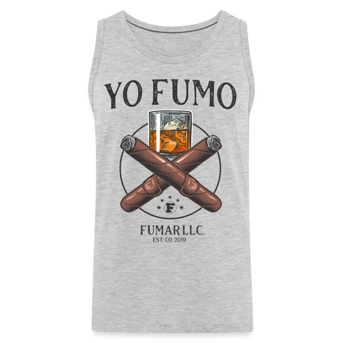 Yo Fumo Men’s Tank - heather gray