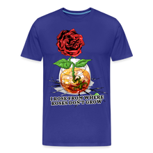 Load image into Gallery viewer, Concrete Rose Men&#39;s T-Shirt - royal blue