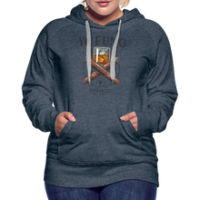 Load image into Gallery viewer, Ladies 2 Sticks Hoodie - heather denim