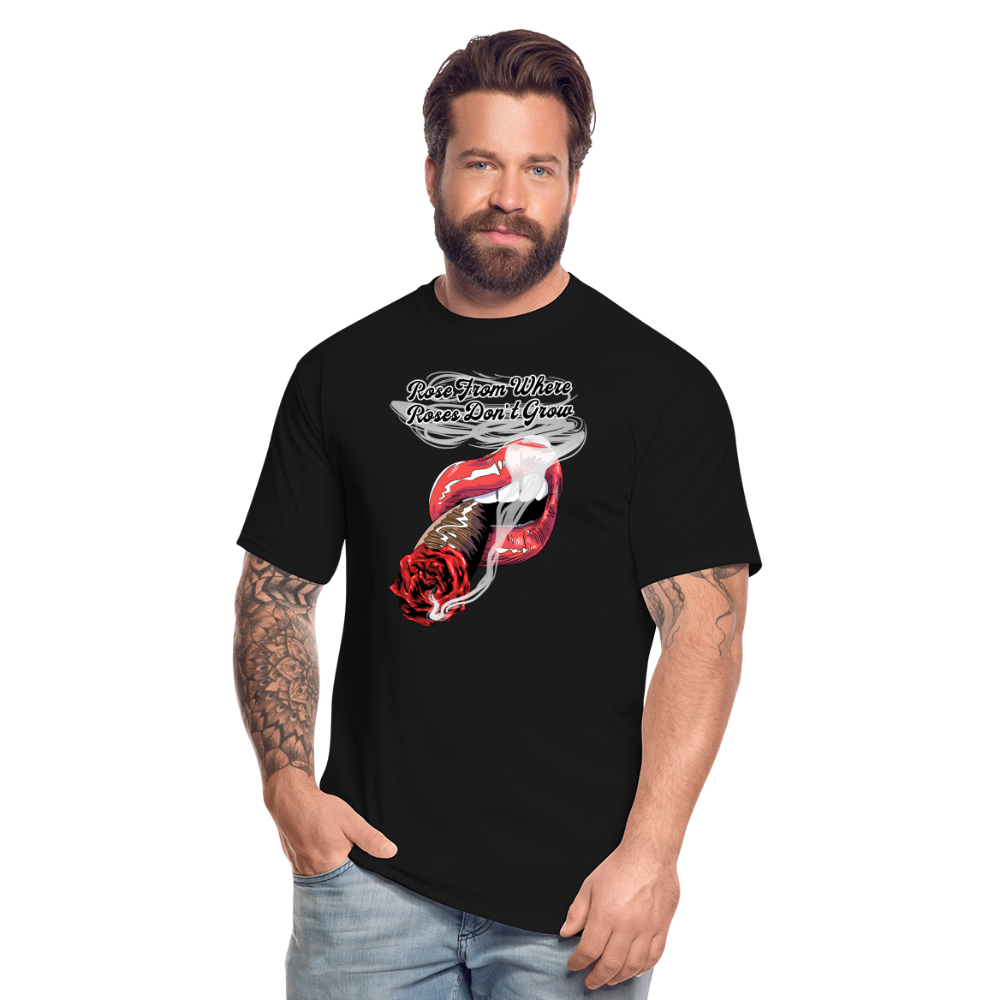 Smoking Rose Tall T-Shirt - black