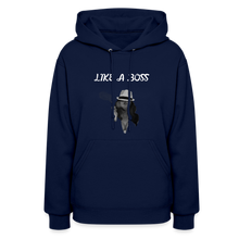 Load image into Gallery viewer, Like a Boss Hoodie - navy