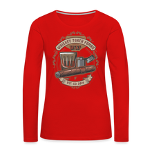 Load image into Gallery viewer, W.T.F Women&#39;s Premium Long Sleeve T-Shirt - red