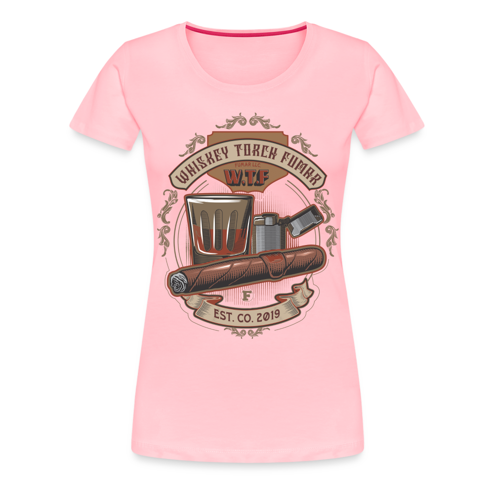 Ladies WTF T-Shirt - pink