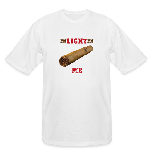 Enlighten Me Men's Tall T-Shirt - white