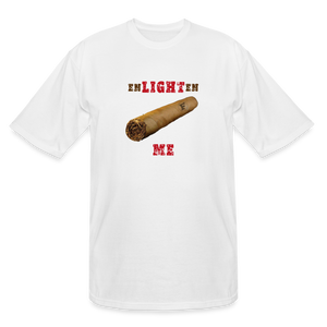 Enlighten Me Men's Tall T-Shirt - white