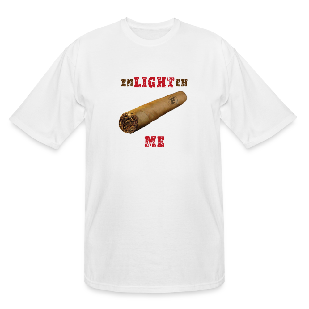 Enlighten Me Men's Tall T-Shirt - white