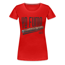 Load image into Gallery viewer, Ladies Yo Fumo T-Shirt - red