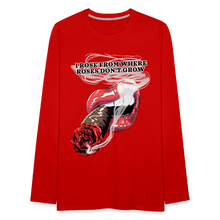 Load image into Gallery viewer, Smoking Rose Long Sleeve T-Shirt - red