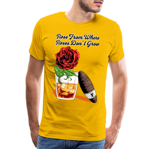 Whiskey Rose T-Shirt - sun yellow