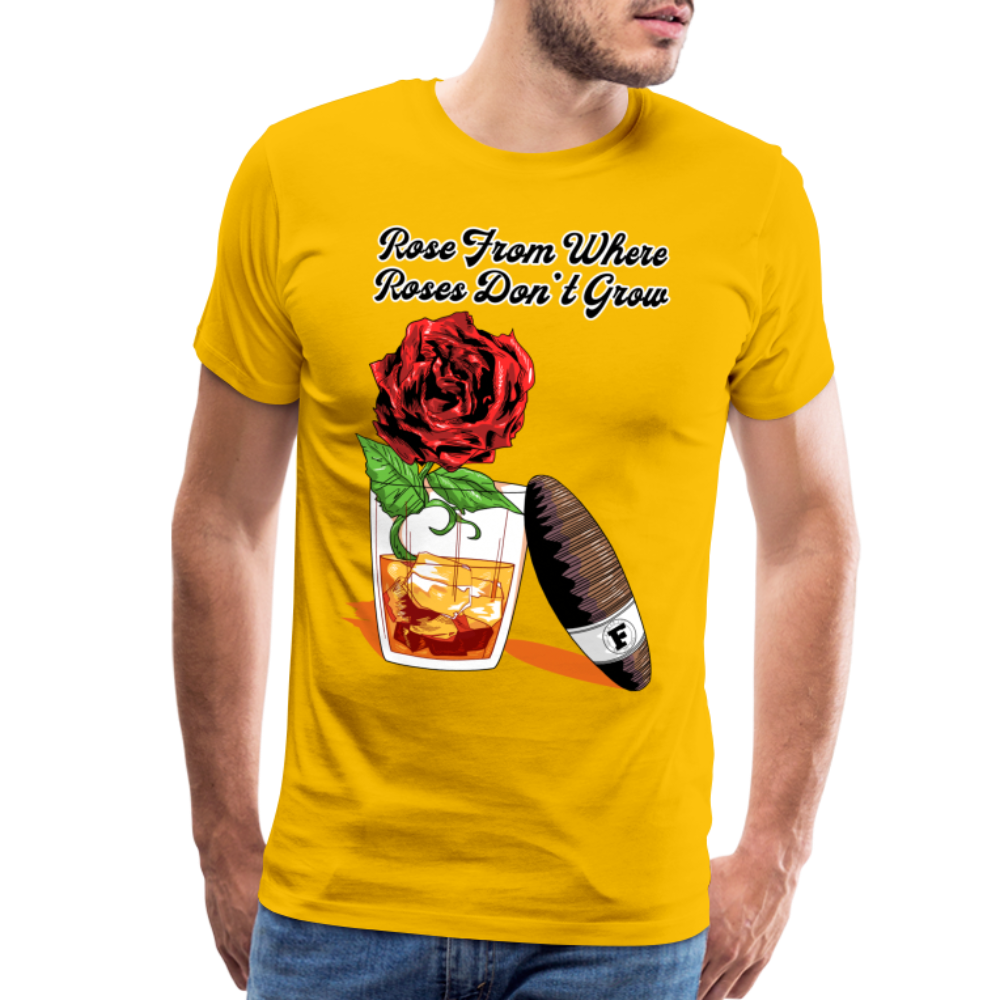 Whiskey Rose T-Shirt - sun yellow