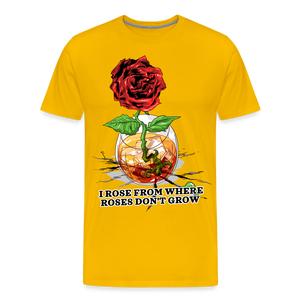 Concrete Rose Men's T-Shirt - sun yellow